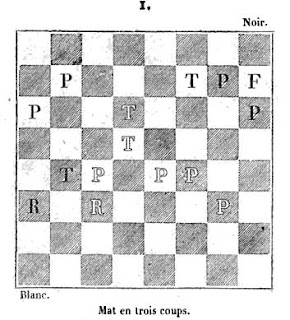 Problema de ajedrez en la revista Le Palamède