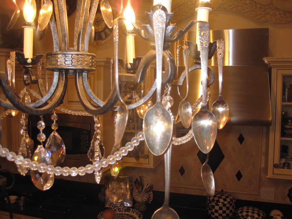 DIY Silverware Chandelier Classy Clutter