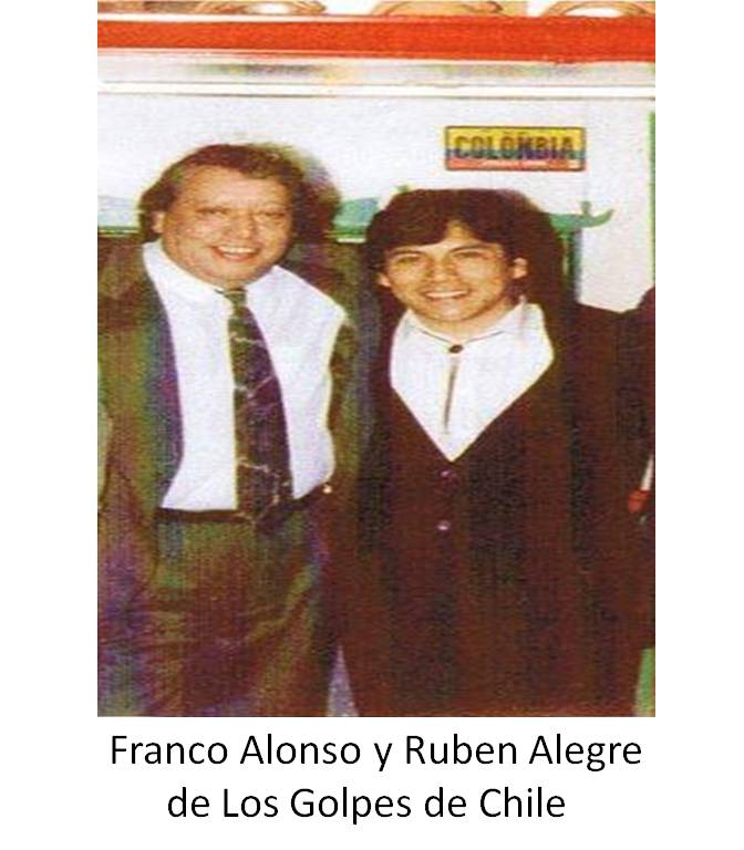 Franco Alonso y Ruben Alegre de Los Golpes de Chile