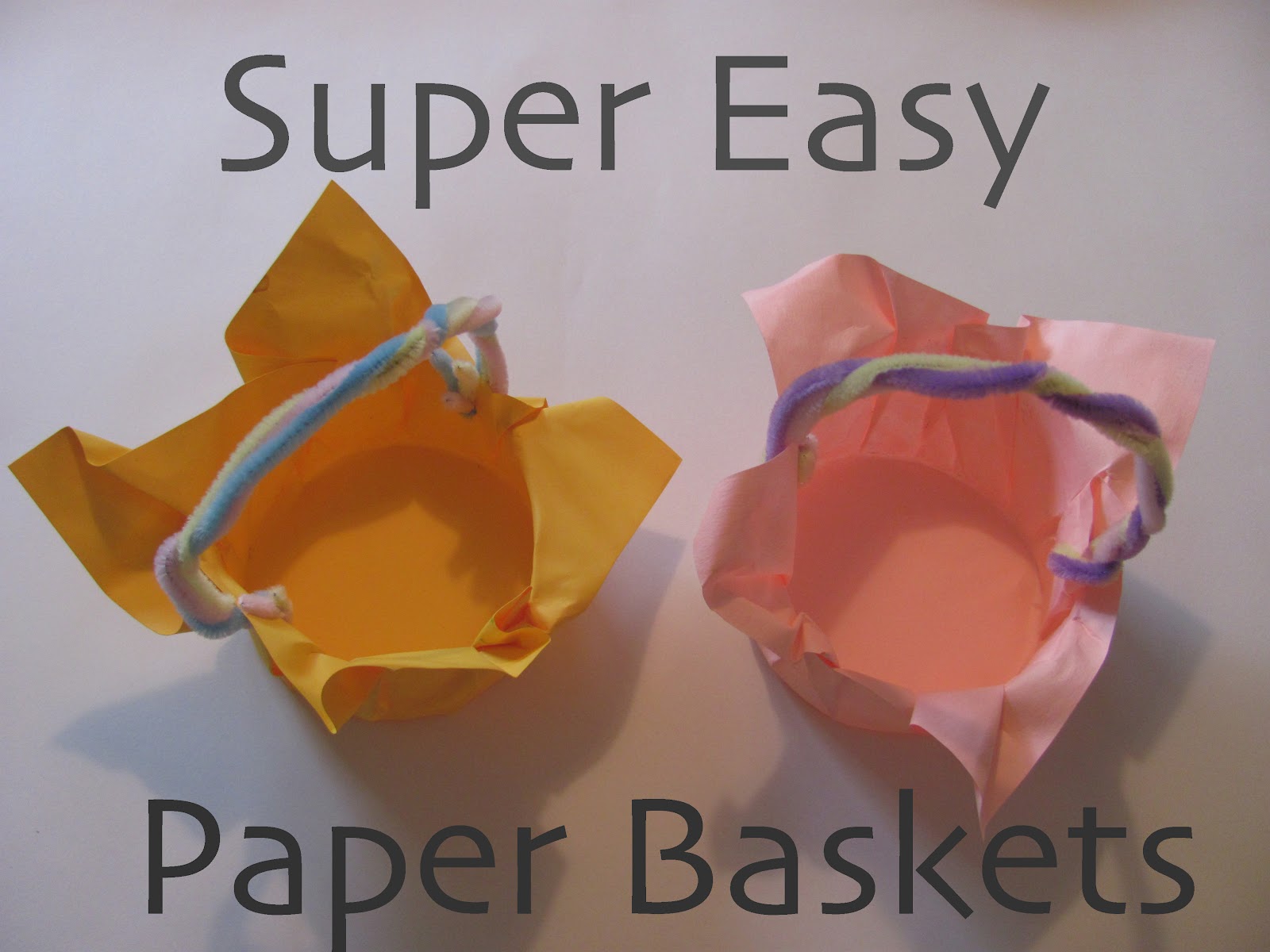 The Chocolate Muffin Tree Super Easy Paper Baskets