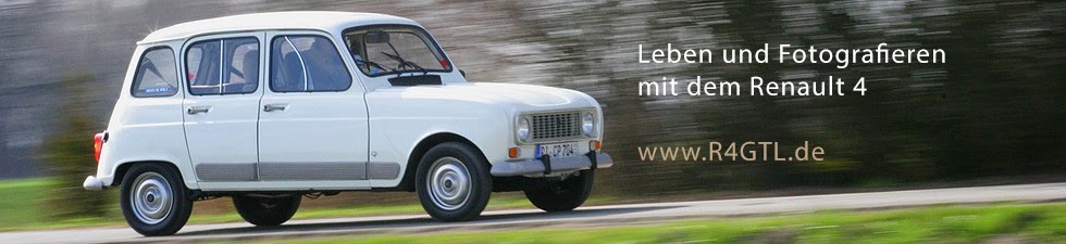 Renault 4 · mit Marie unterwegs