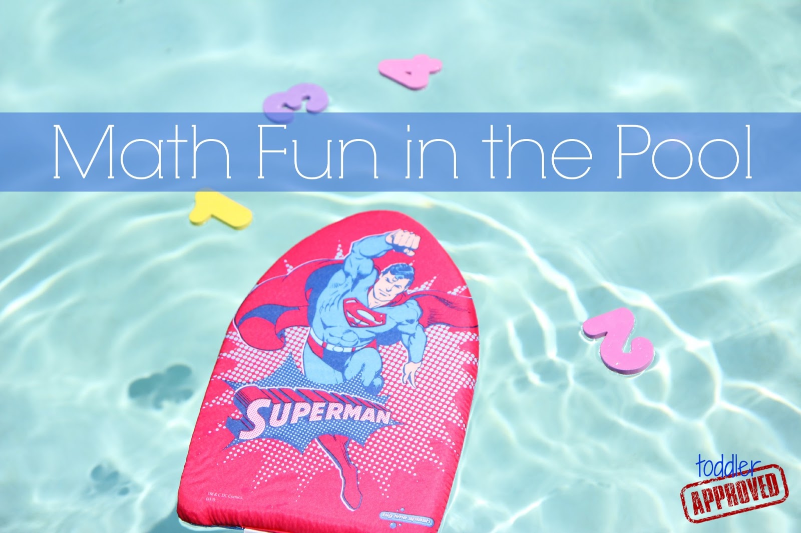 Toddler Approved! Math Fun in the Pool {Get Ready for K Through Play}