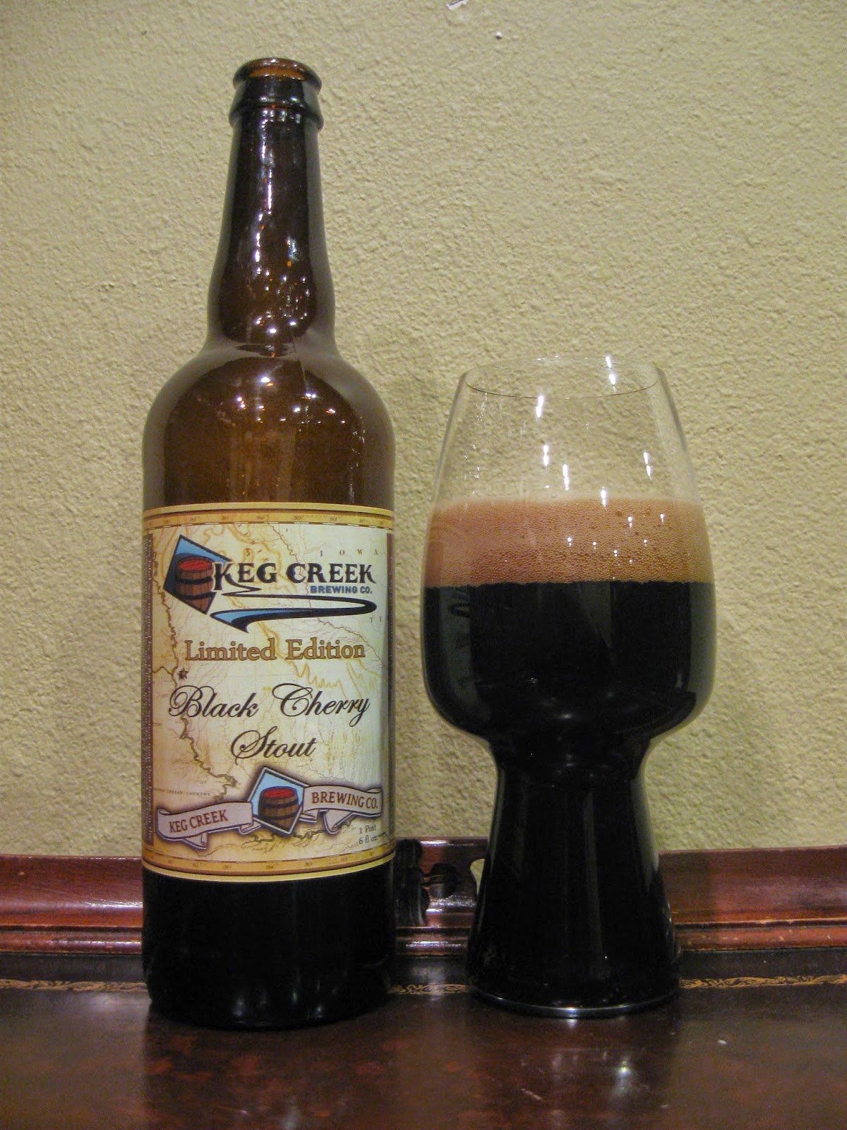 Doing Beer Justice Keg Creek Black Cherry Stout