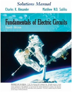Solutions Manual for Fundamentals of Electric Circuits - 4th Edition Solutions Manual for Fundamentals of Electric Circuits - 4th Edition