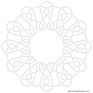 knotwork embroidery pattern