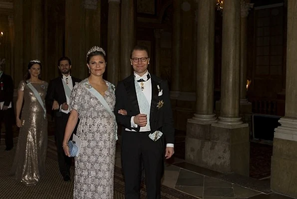 Crown Princess Victoria and her husband Prince Daniel, Prince Carl Philip and his wife Princess Sofia