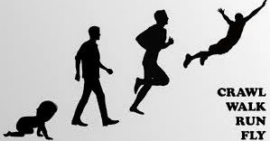 walk run crawl