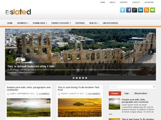 Slated Blogger Template