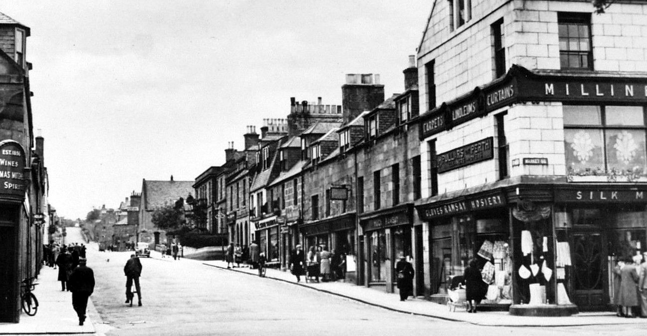 Tour Scotland Photographs Old Photograph Evan Street Stonehaven Scotland