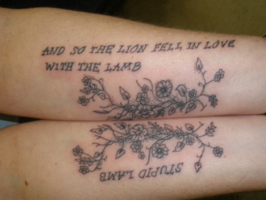 Quotes On Life Tattoos