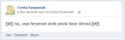 tu jannah ada buat toturial tentang cara update status via Blackberry