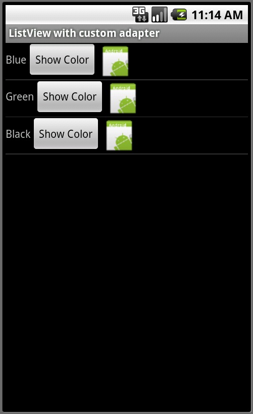 Custom Listview Android