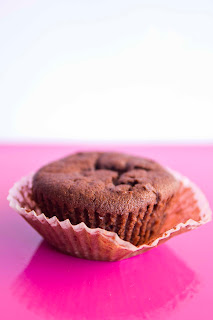 Cupcakes de chocolate negro