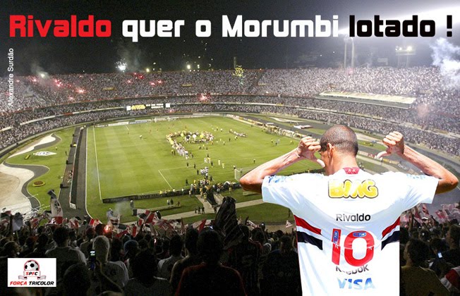 Força Tricolor: Querido pela torcida, Rivaldo pede Morumbi lotado no