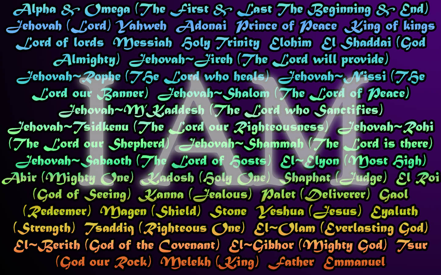 name god names lord calls come shadow his different wings song joel whoever delivered adonai elohim yhwh yeshua him