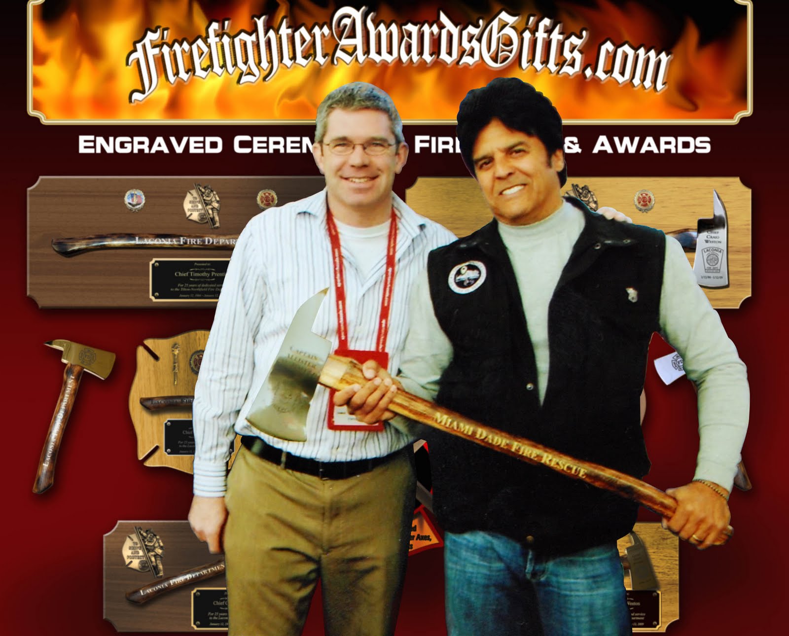 Greater Dover Chamber of Commerce NH Company's Engraved Axes Well