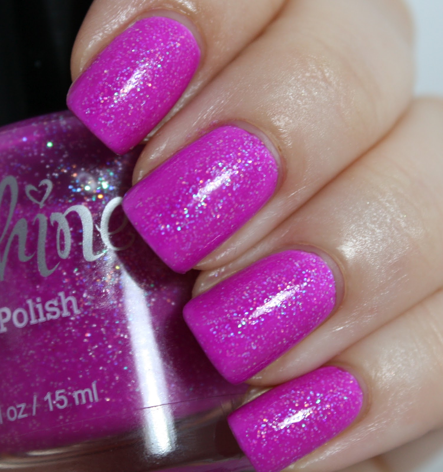 The Scholarly Nail: Essie Haute as Hello and Just Shine Super Sparkle 