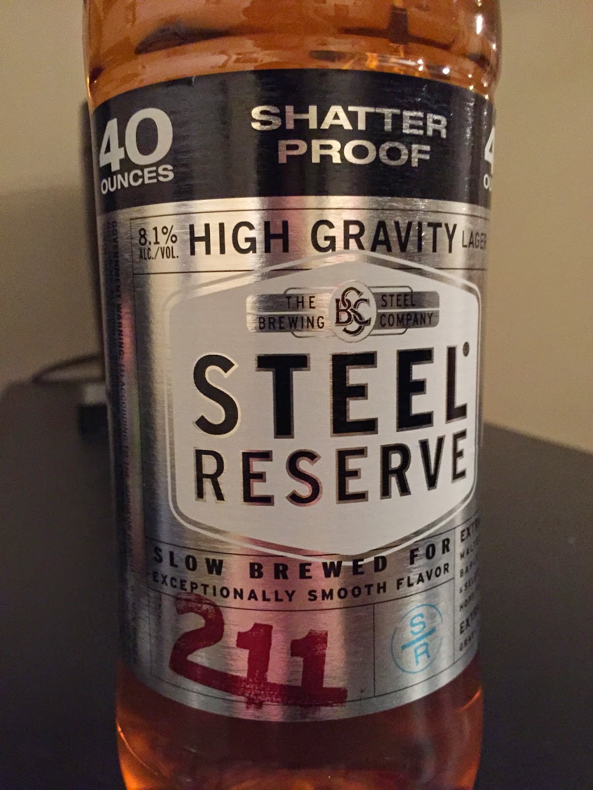 Forty Of The Week Steel Reserve 2/27/15 Bumming with Bobcat