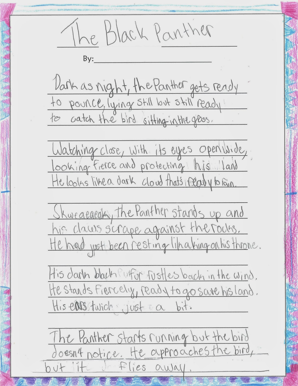 Wellington Poets The Black Panther, by T.B.