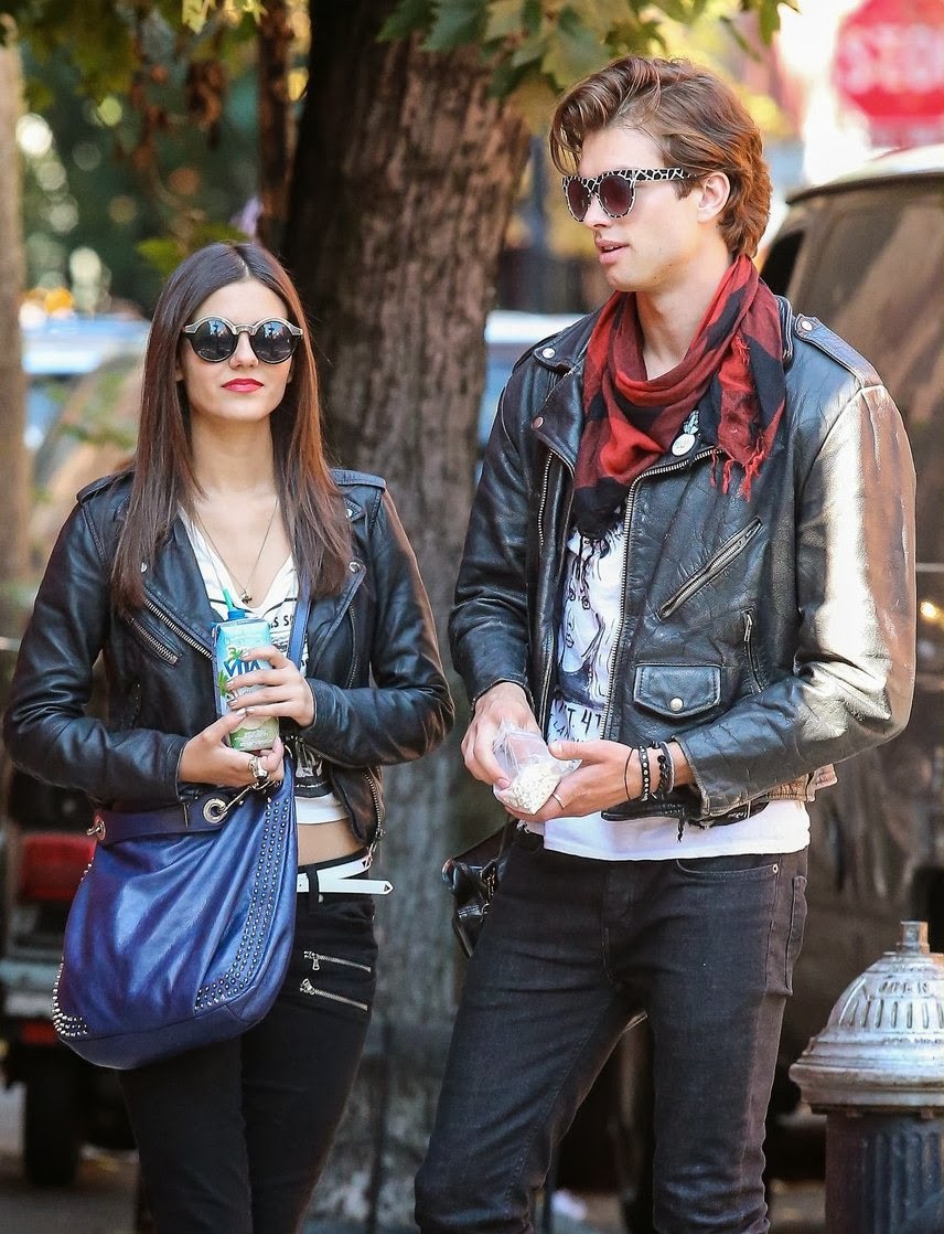 Victoria Justice y Pierson Fode Fotos en el set de "No Kiss List