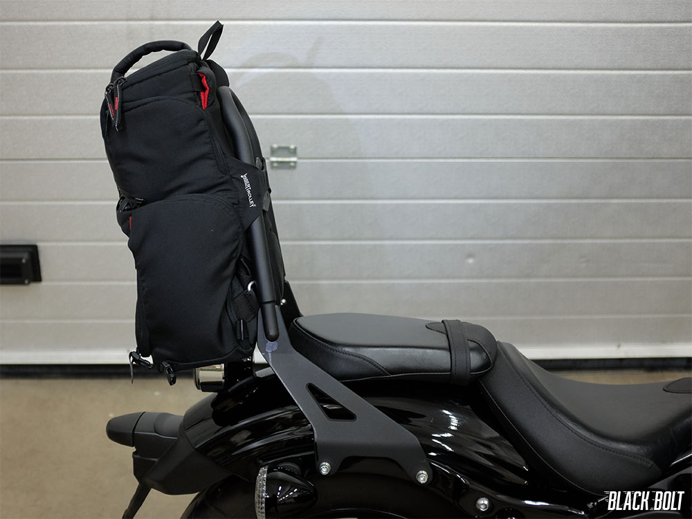 Black Bolt Star Bolt / Yamaha XV950 blog Yamaha Bolt sissy bar backpack