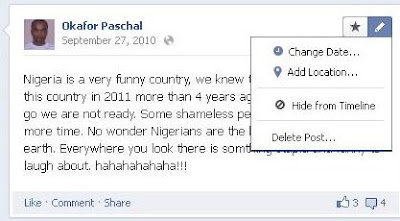 Facebook Timeline Highlight or Hide Posts