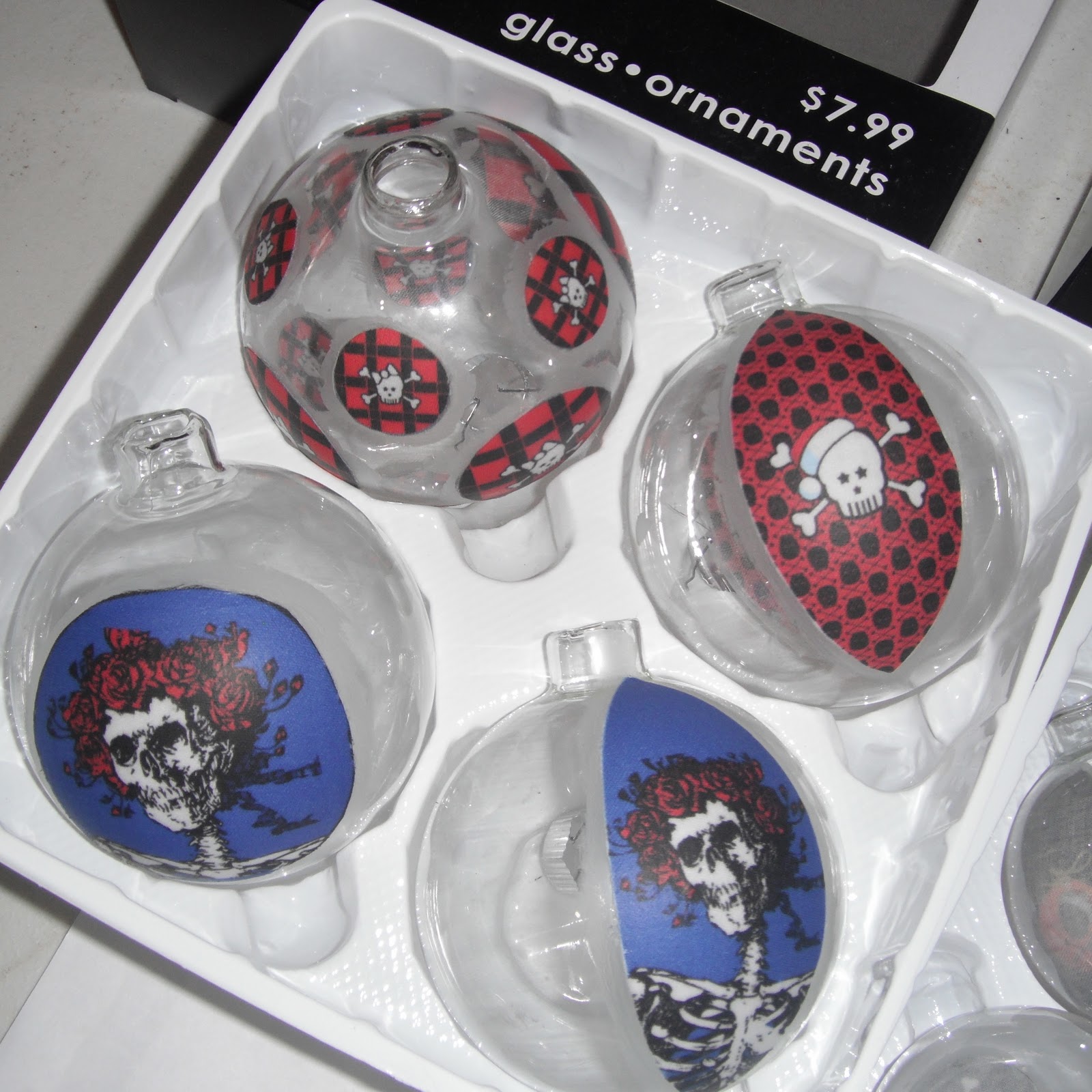 Behind the Scenes at Dark Rose Treasures Fabric Decoupage Glass Ball