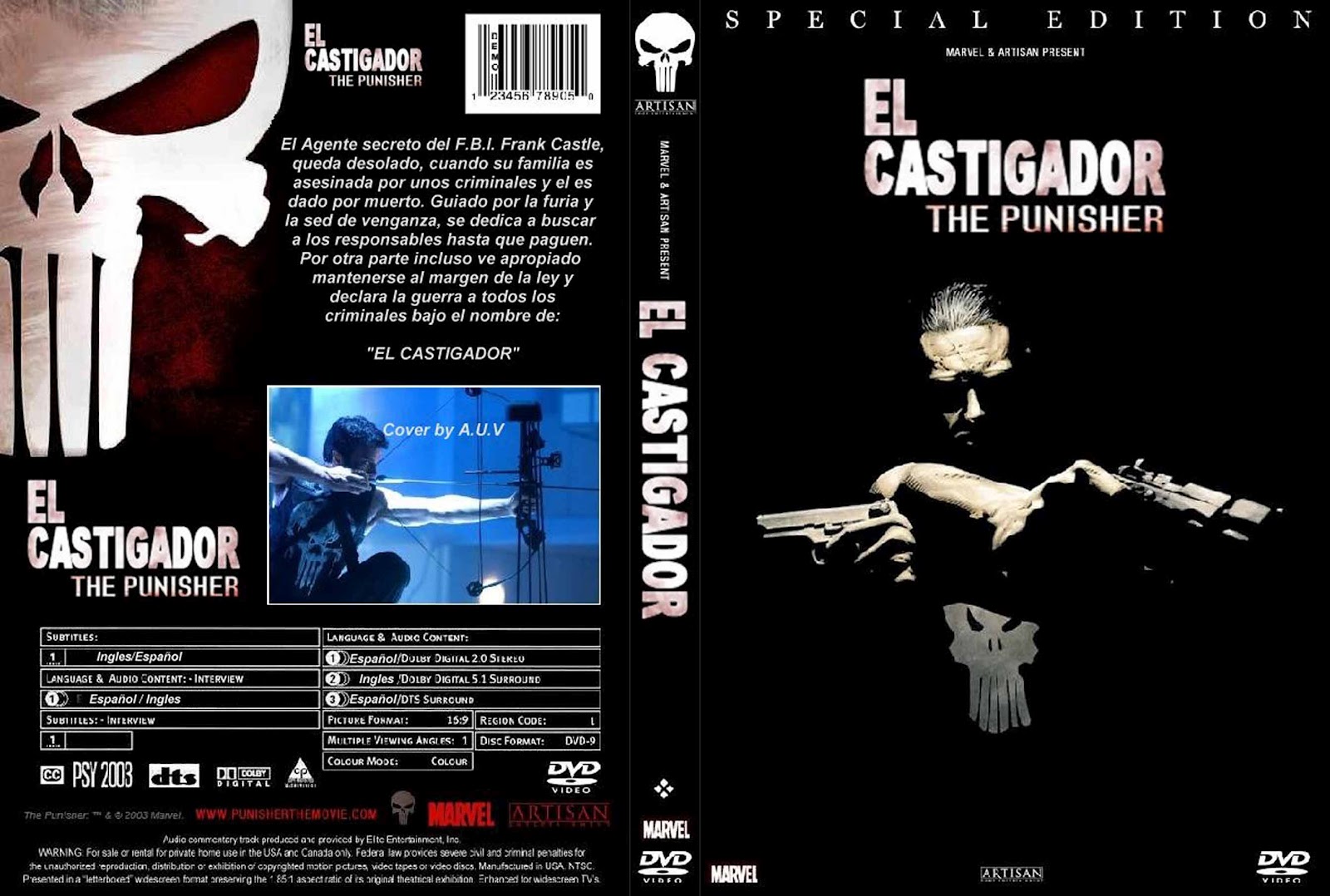 PELICULAS DVD FULL: EL CASTIGADOR (THE PUNISHER)