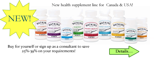 Watkins vitamins and supplements opportunity business