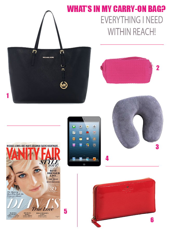 Pink, Blonde, Texas What's in My Carryon Bag?