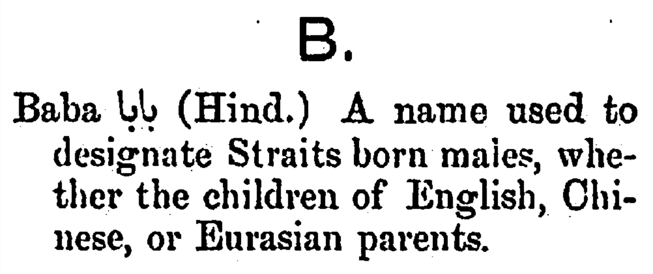 Overseas Chinese in the British Empire The Origin of Peranakan in Straits Settlements