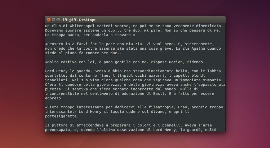 epub da terminale Linux
