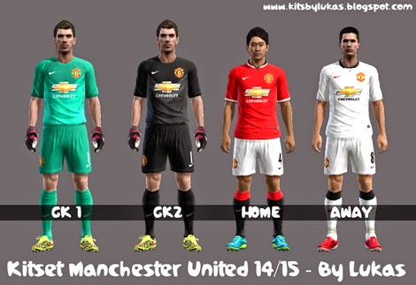 Một số kit 2014-2015 của các câu lạc bộ PES+2013+Manchester+United+2014-15+Kits+by+Lukas