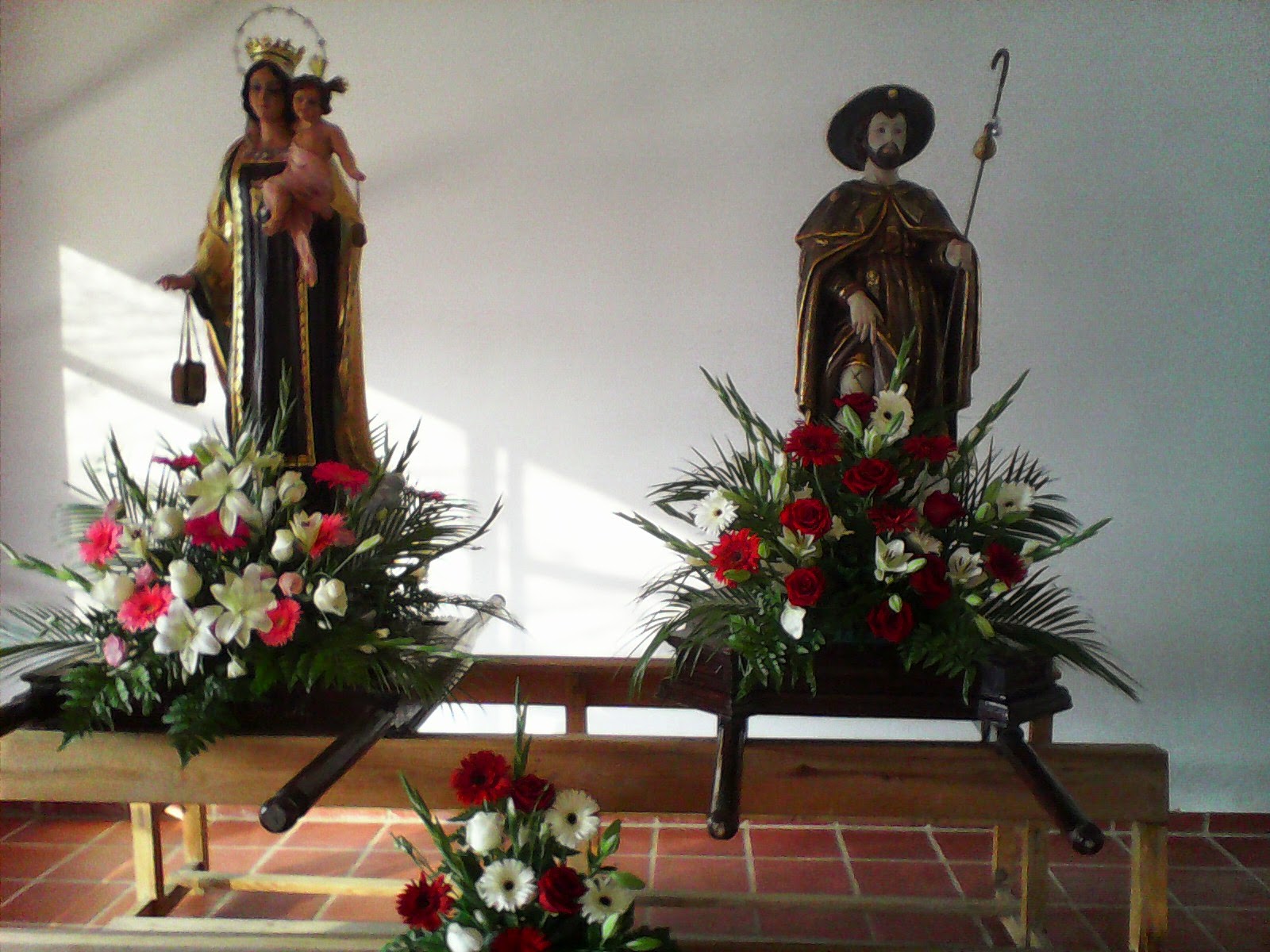 San Roque y la Virgen