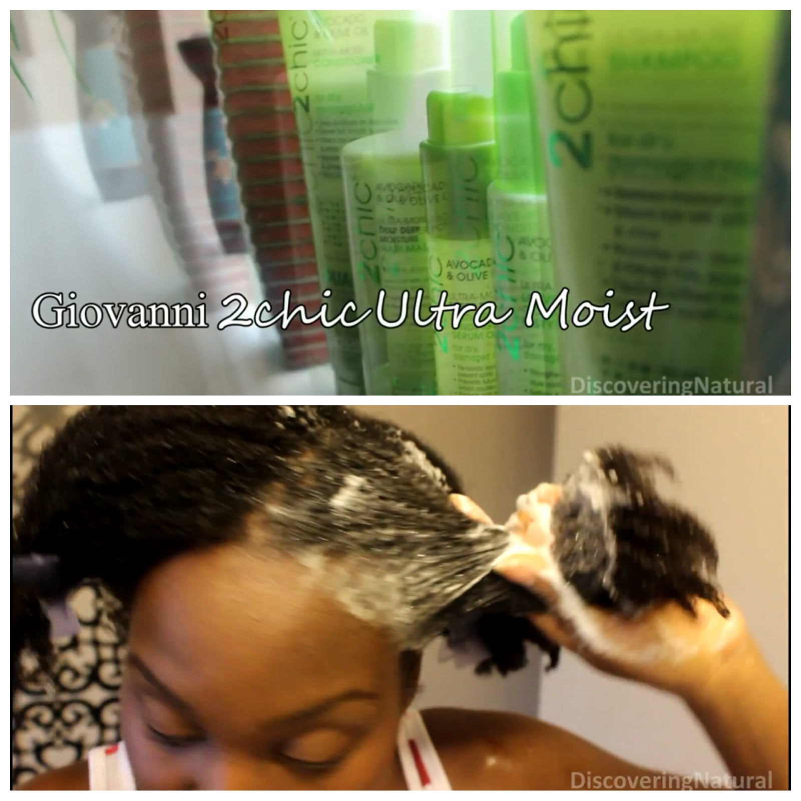 Discoveringnatural Washing Natural Hair With Giovanni 2chic Ultra