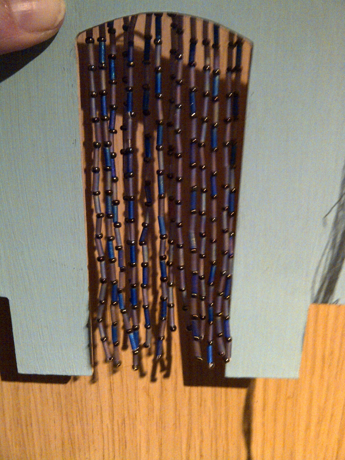 Miniature Gypsy Caravan Bead curtian and more painting...