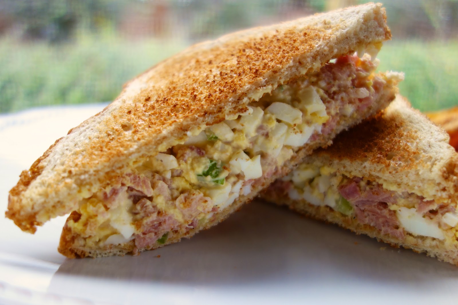 Ham and Egg Salad Plain Chicken