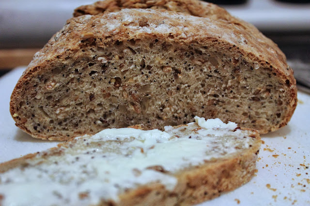 Toasted harvest grains bread