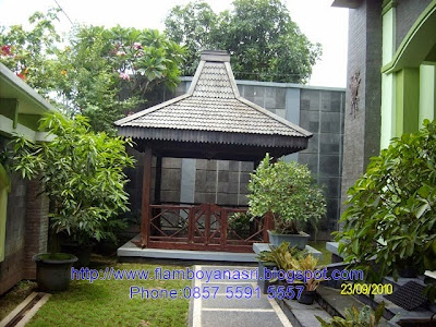 Tukang Taman Surabaya gazebo artistik