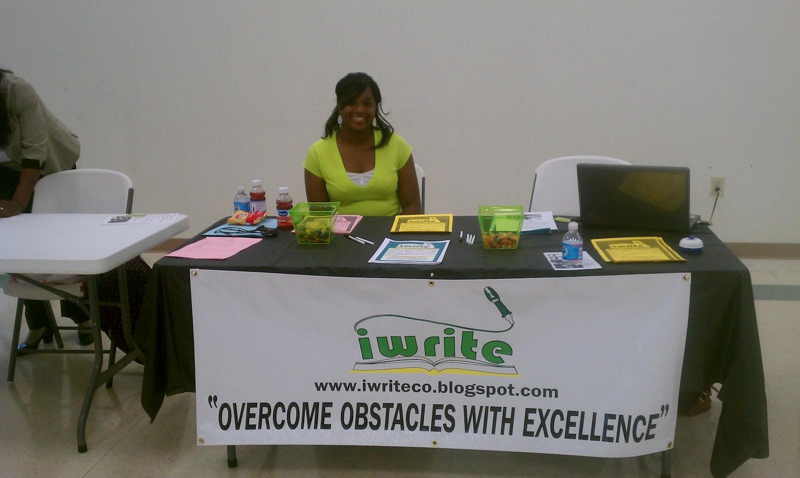 IWRITE & Company Pictures from Health Fair / Florence, SC 2012!