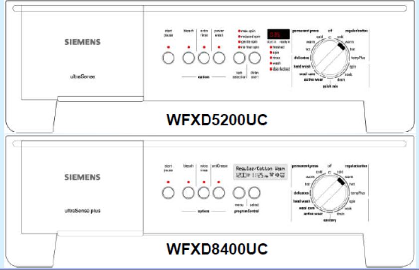 Fixed Appliance Bosch/Siemens WFMC & WFXD (aka Nexxt series) E13 & E