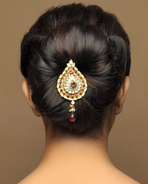 Latest Bun And Messy Bun Hair Styles For Young Brides From 2014 ...