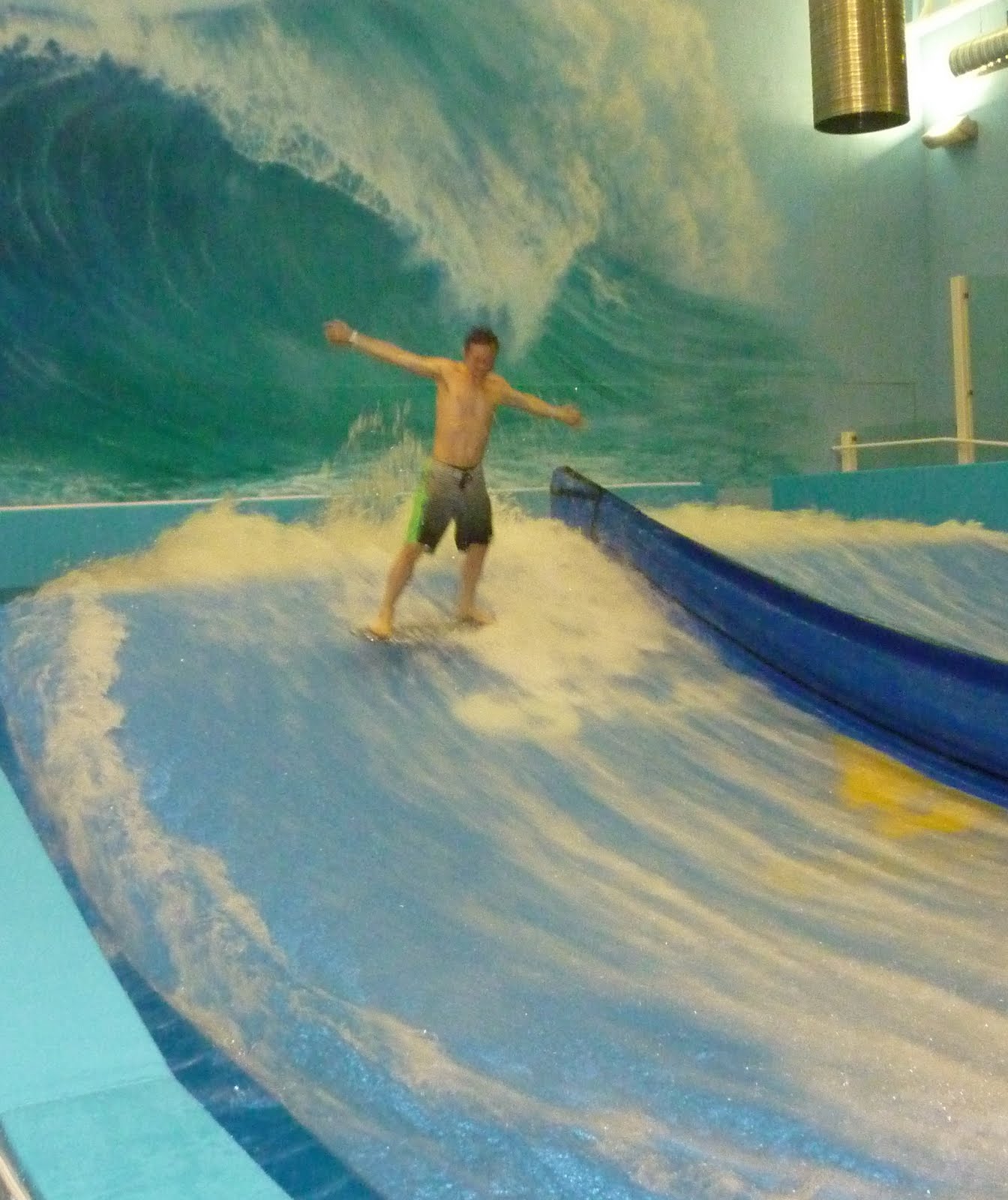 Trevor and Jordan INDOOR SURFING!!!!!!!!