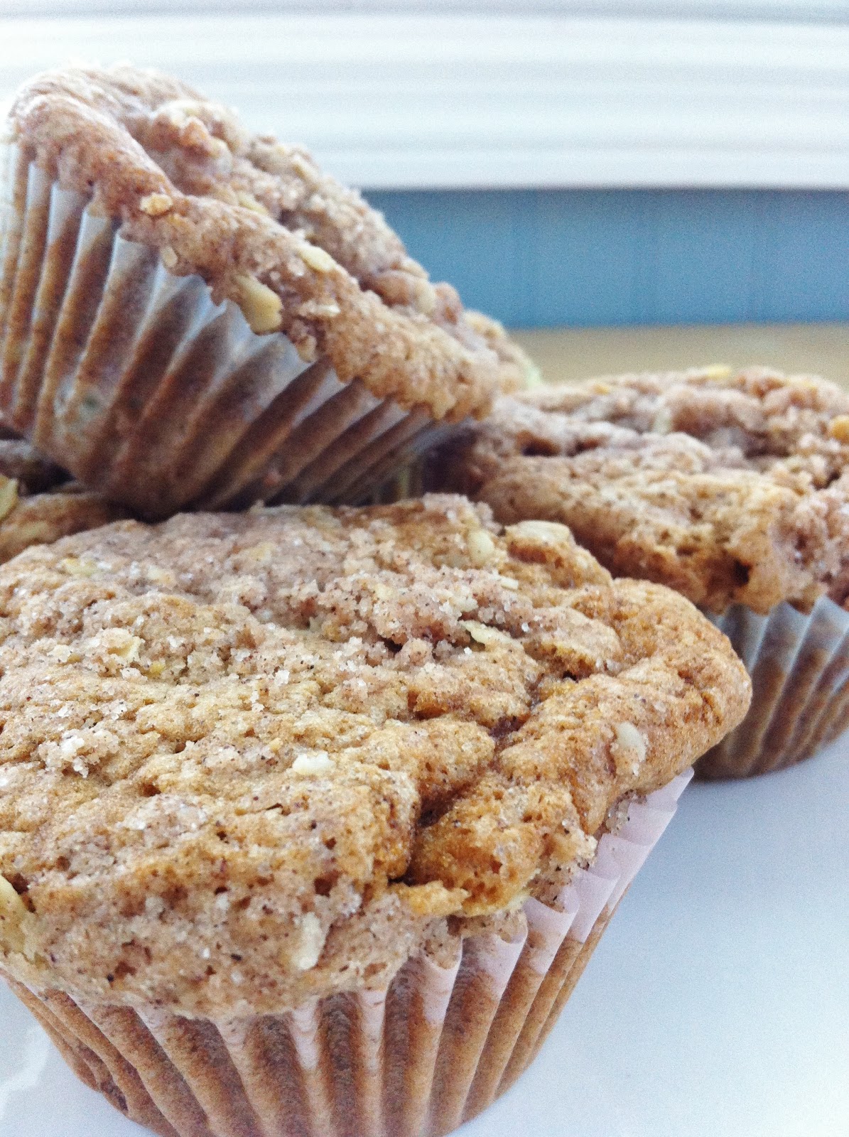 The Art of Comfort Baking Apple Cinnamon Muffins with Streusel Topping