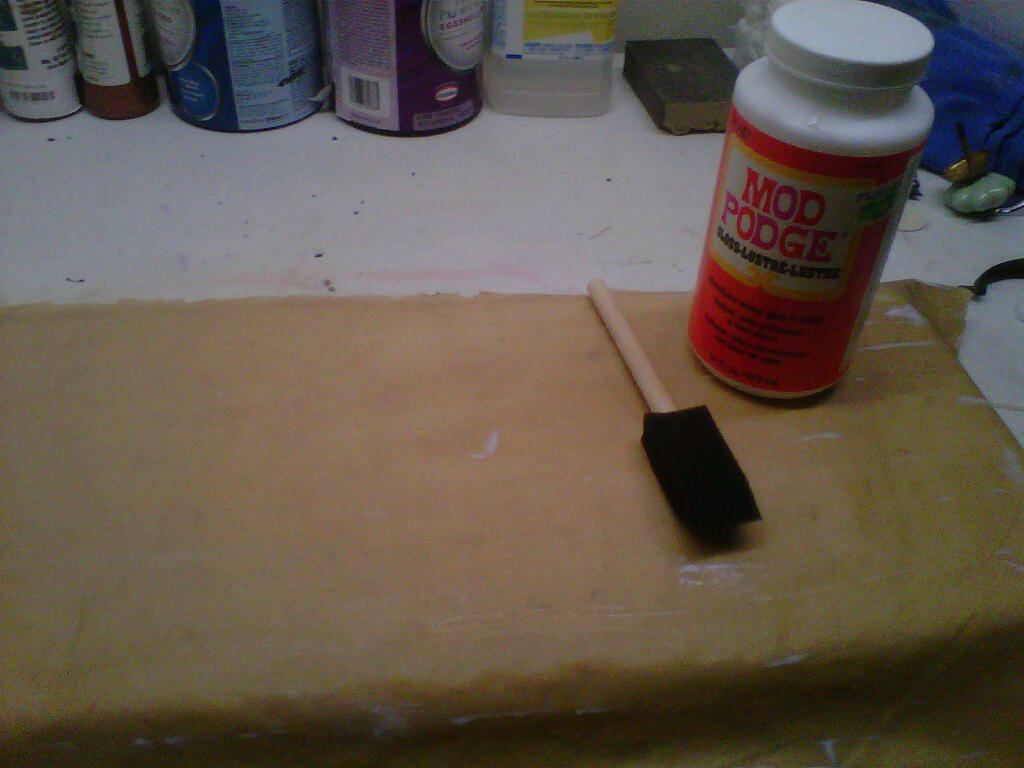 Homespun By Amy (re)Purposeful Mod Podge Toilet Tank Lid...wha?