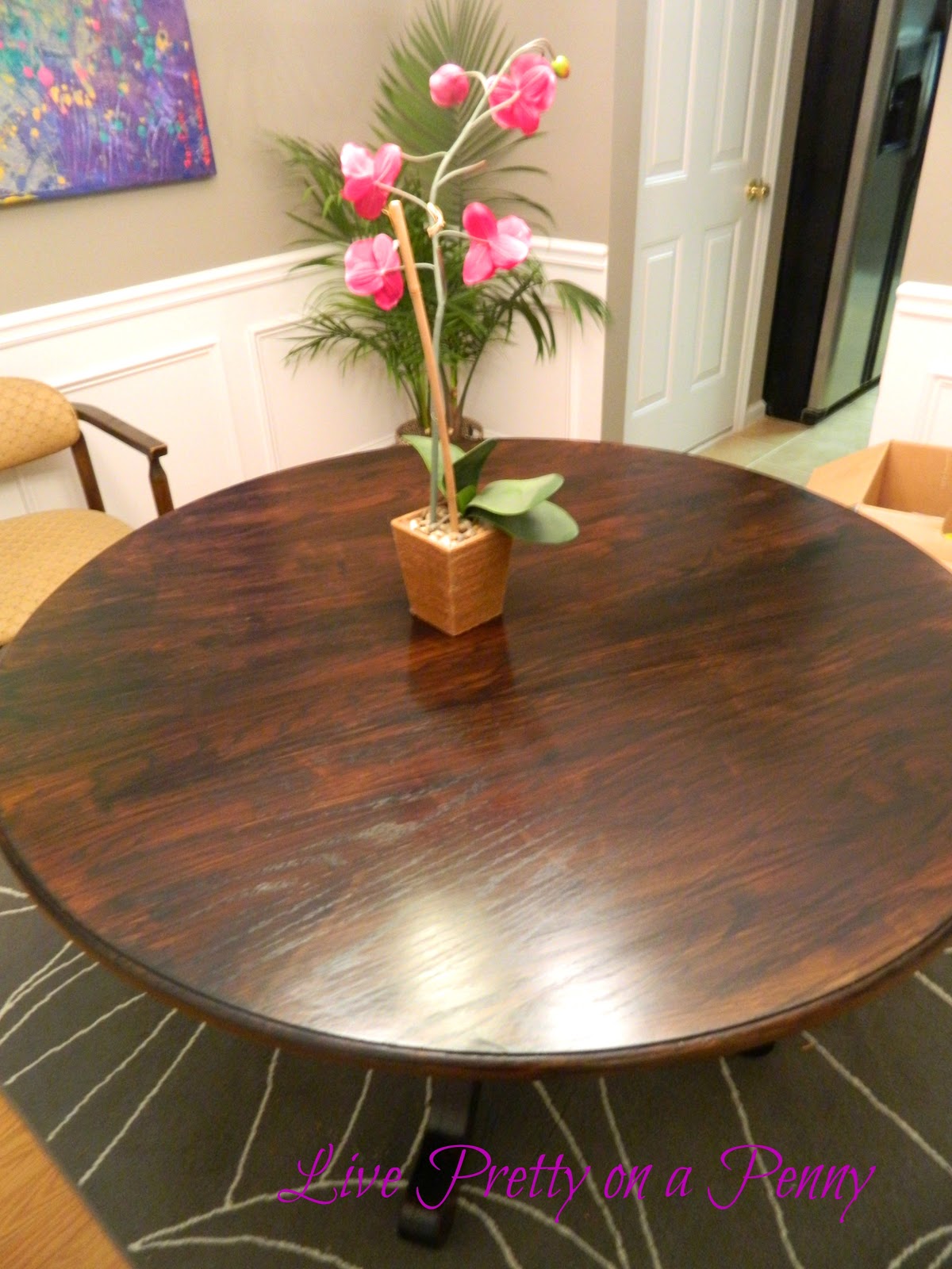 Refinishing an Oak Dining Room Table (A Throwback Post) Live Pretty