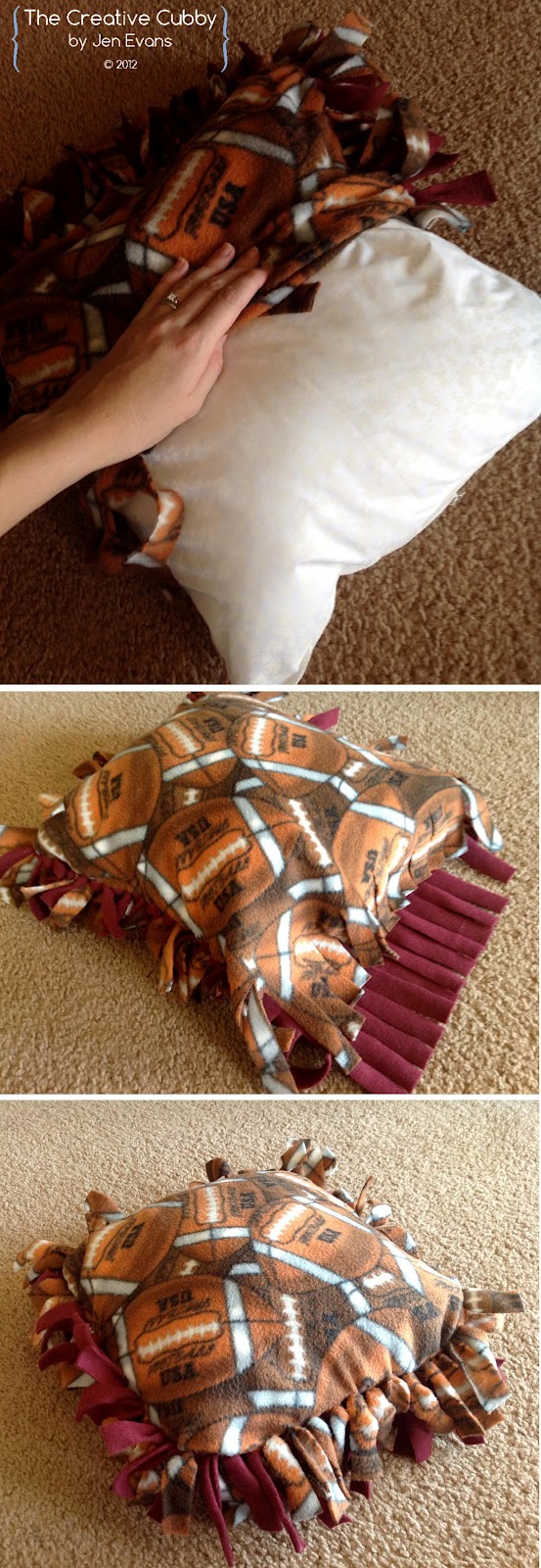 The Creative Cubby NoSew Fleece Pillow