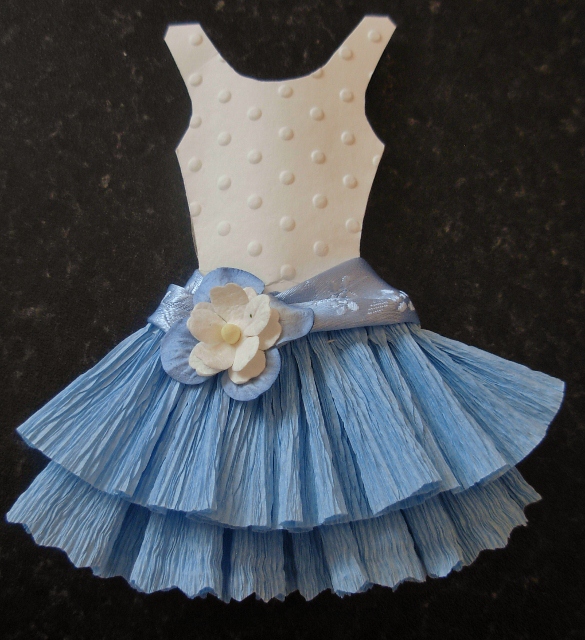 Card Art Kilcoole Miniature Paper Dresses