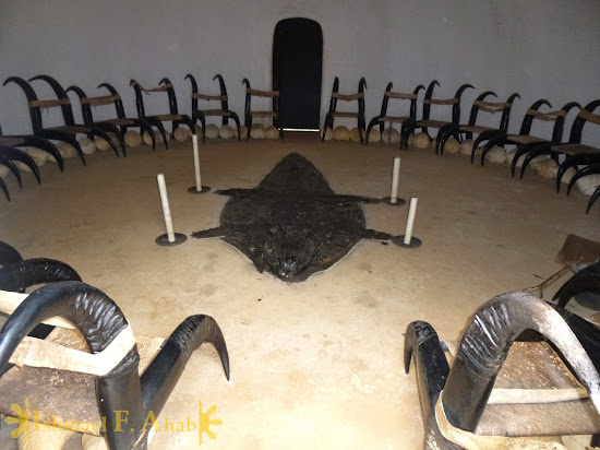 Creepy room in the Black House, Chiang Rai, Thailand