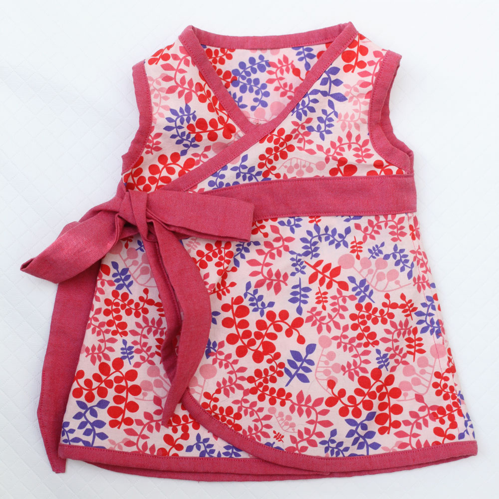 Octopus Ink Cute Baby Kimono Dress